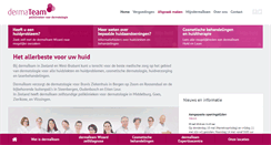 Desktop Screenshot of dermateam.nl